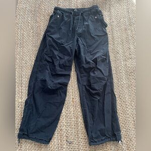 H&M Men's Black Baggy Cargo Pants